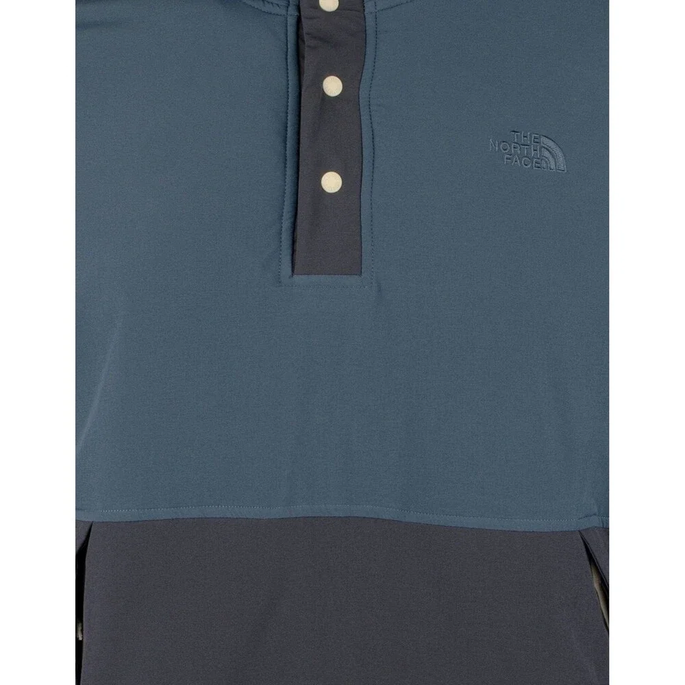 The North Face Men's Mountain Sweatshirt Pullover Blue Wing Teal Large